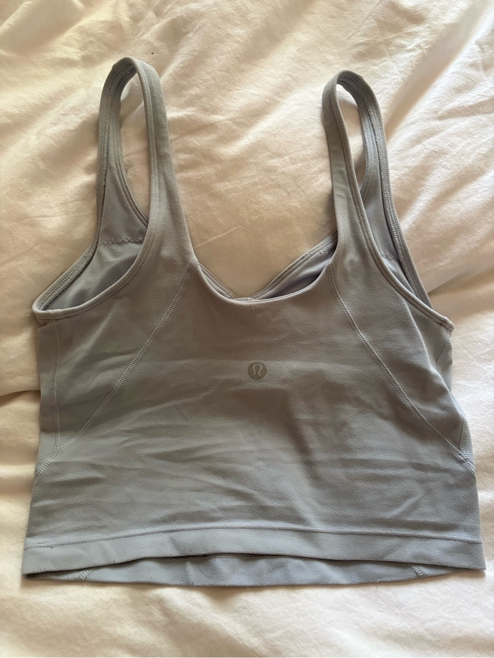 lululemon athletica Light Gray Low-Impact Sports Bra Tank
